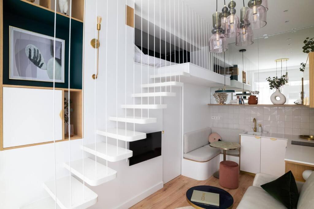 Bel Appartement D'Architecte Au Coeur De Paris Exteriör bild